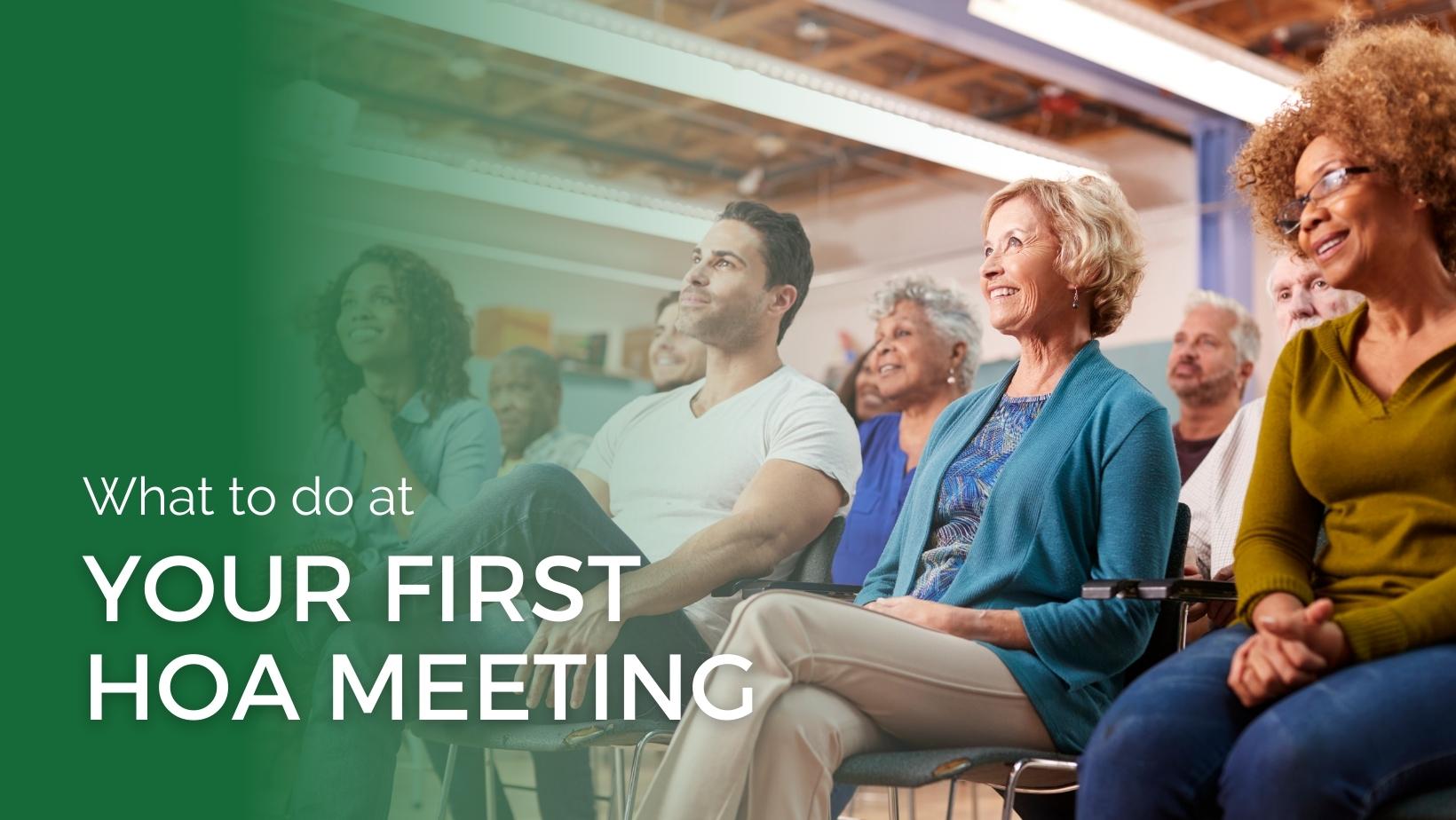 What to do at Your First HOA Meeting | Management Plus